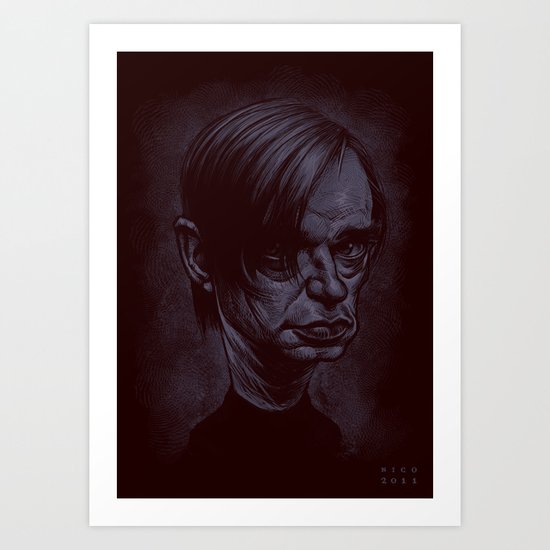 Blixa Bargeld Art Print