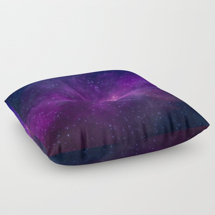 Colorful Galaxy Nebula Floor Pillow