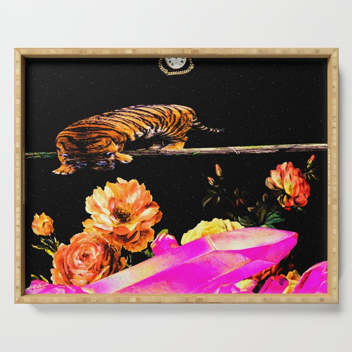 Tiger in Space Serving Tray
