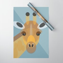 Mid Century Giraffe Wrapping Paper