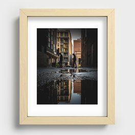 Montreal Streets Recessed Framed Print