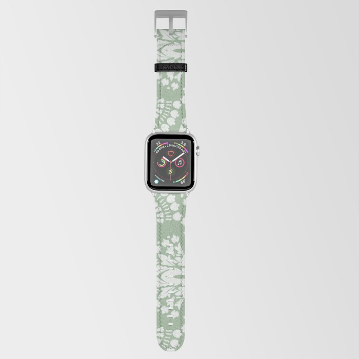Sage Green Ornate Boho Apple Watch Band