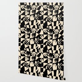 Hand Print Wallpaper | Holdinghands, Neutralpattern, Digital, Unityart, Abstractchecker, Abstractb Wpattern, Checkeredart, Equalityart, Checkered, Checkers 