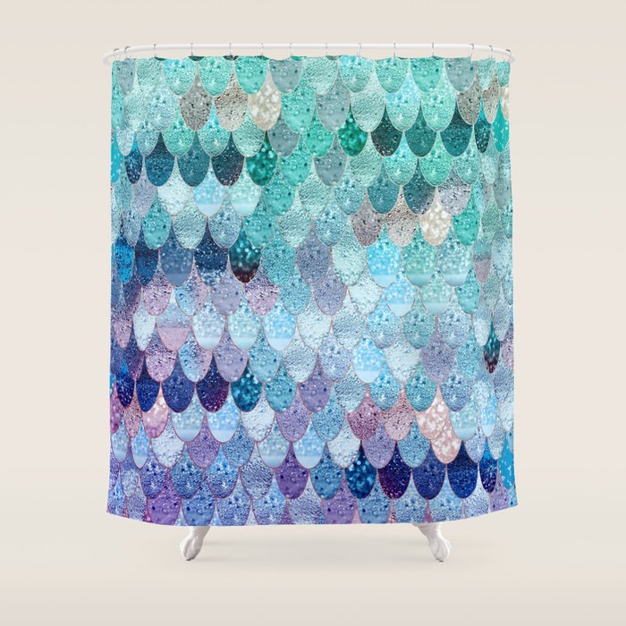 SUMMER MERMAID II Shower Curtain by Monika Strigel Society6