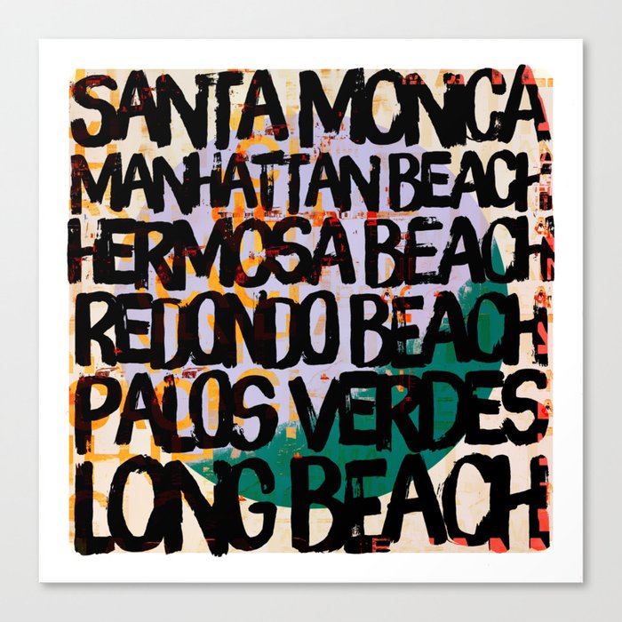 South Bay Los Angeles Canvas Print