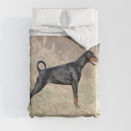 Dobermann Pinscher  Duvet Cover