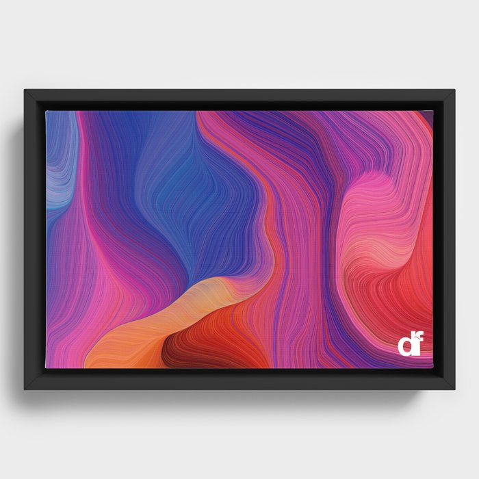 Colors Framed Canvas