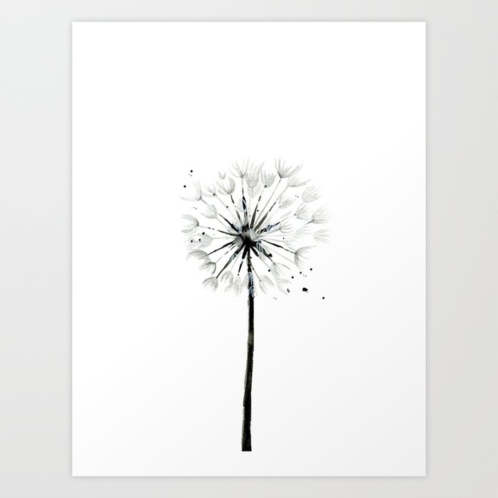 Discover the motif DANDELION by Art by ASolo as a print at TOPPOSTER