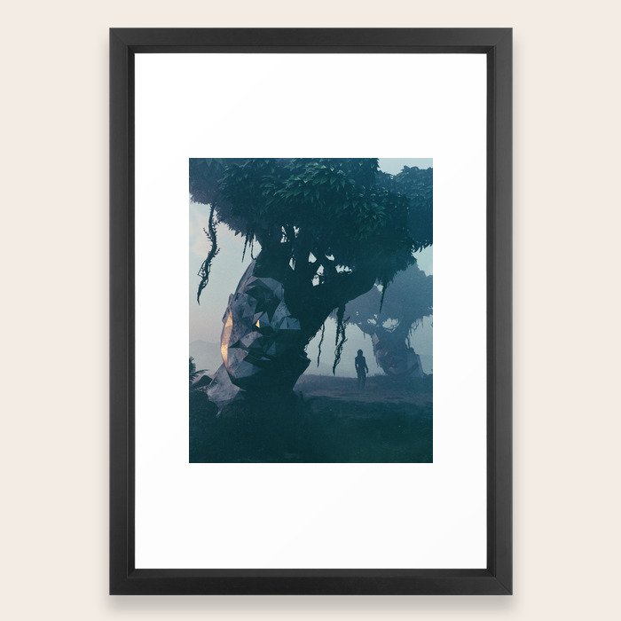 BRAINFOREST (10.27.18) Framed Art Print by beeple | Society6