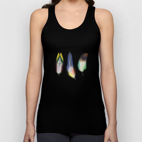 feathers Unisex Tank Top