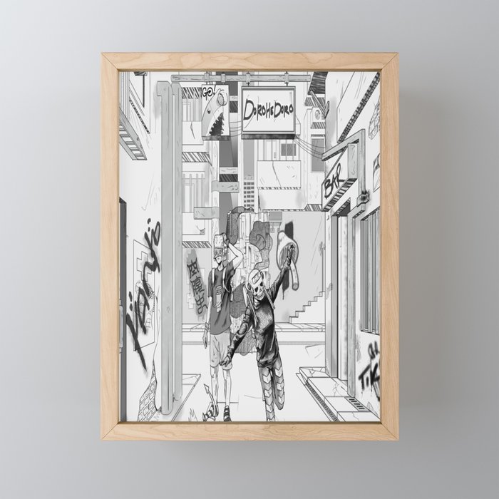 Dorohedoro Framed Mini Art Print