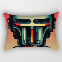 Retro-Futurist Robot Rectangular Pillow