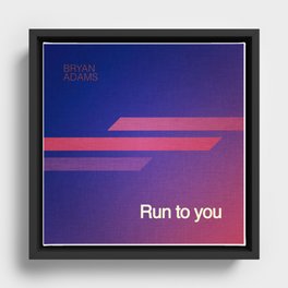 Run to you Framed Canvas