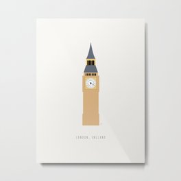 Big Ben, London, England, UK Metal Print | Clocktower, Tower, Queen, London, Elizabethtower, Architecture, Europe, Wanderlust, Explore, Graphicdesign 
