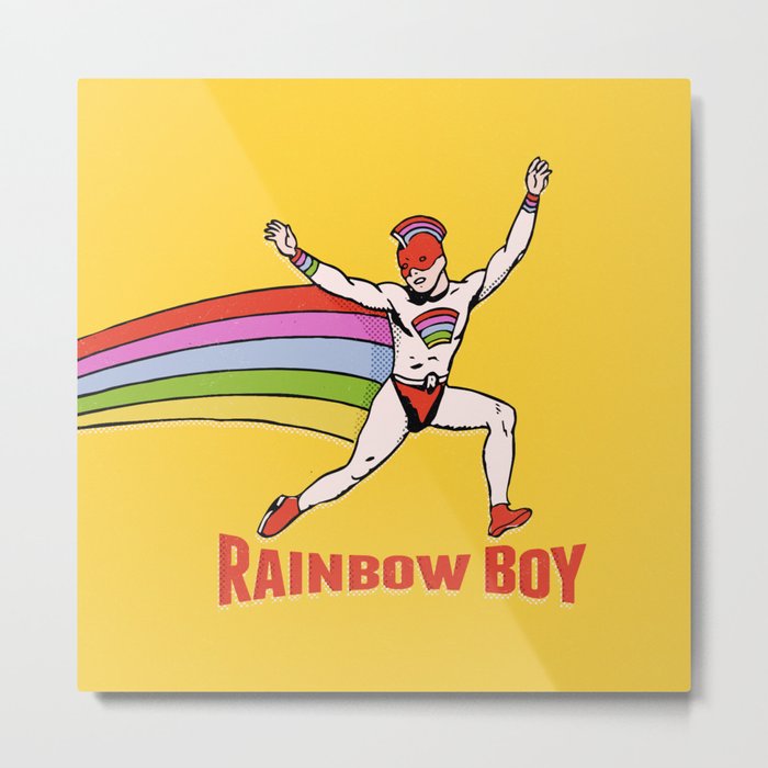 Rainbow Boy  Metal Print
