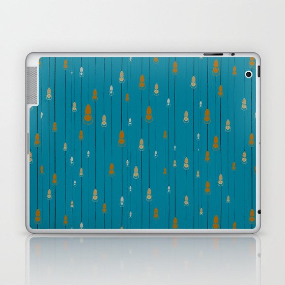 Light Rain Pattern - Party Lights Laptop & iPad Skin