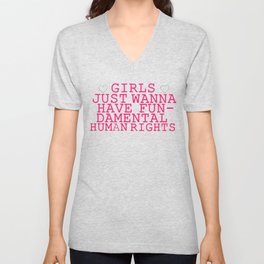 Feminism V Neck T Shirt