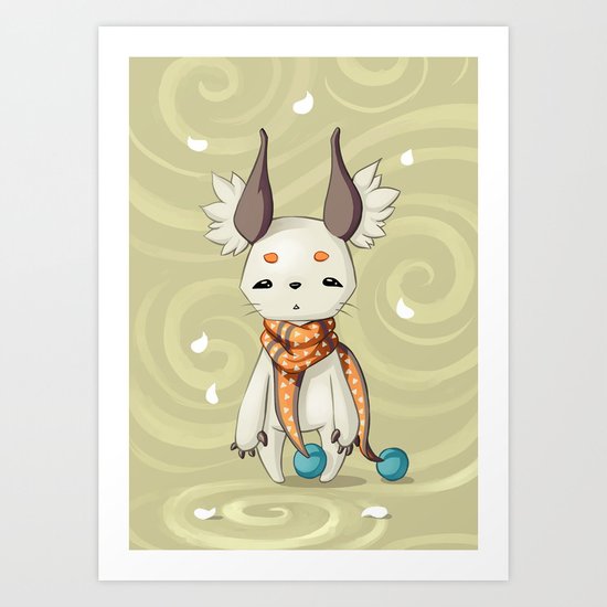 Fluffy Ears Art Print
