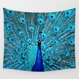 Peacock  Blue 11 Wall Tapestry