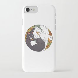 Cat and Seagull iPhone Case
