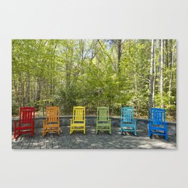 Garden chairs Canvas Print