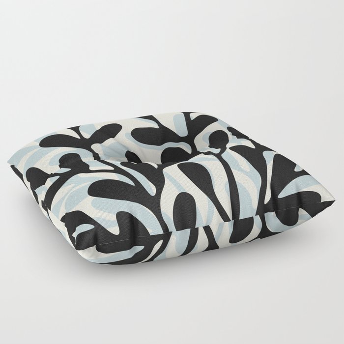 Still Life with Vase and Tree Branches Floor Pillow