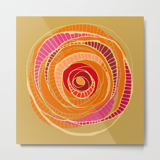 sun 11 Metal Print