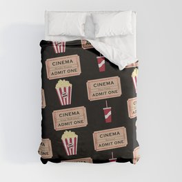 Let's Go to the Movie theatre Duvet Cover