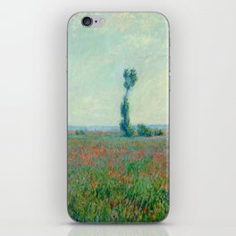 Claude Monet " Poppy Field , 1881 iPhone Skin
