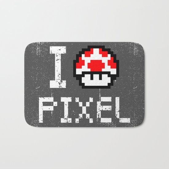 Pixel Bath Mat