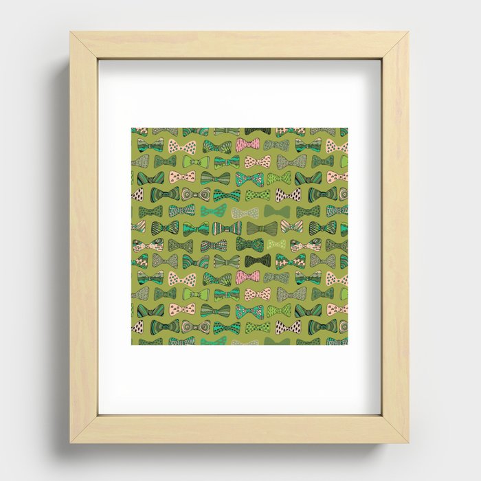 Bow ties Recessed Framed Print