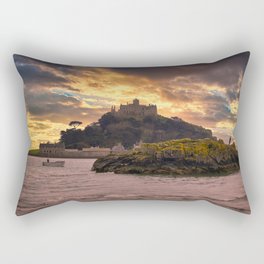 To the rescue at St Michaels Mount Rectangular Pillow