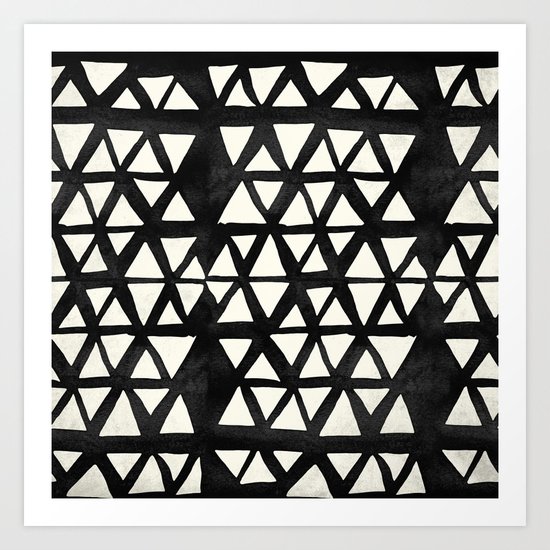 Tribal Geometric Art Print