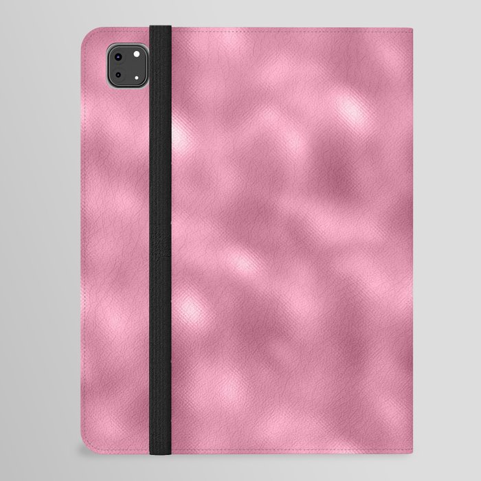 Glam Pink Metallic Texture iPad Folio Case