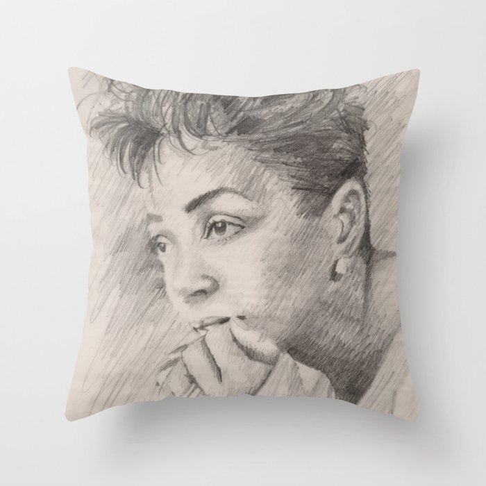 Anita Baker Throw Pillow