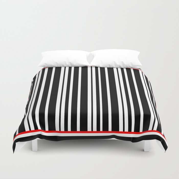 Black And White Stripes Duvet Cover By Artbysamanthaperezz Society6