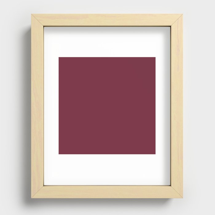 Merlot Vineyard Recessed Framed Print