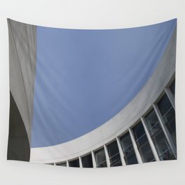 Mexico Photography - A Cultural Center Under The Blue Sky Wall Tapestry