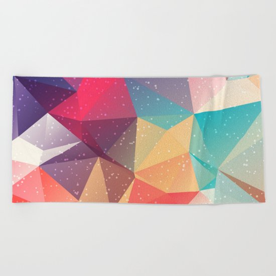 Geometric pattern Beach Towel