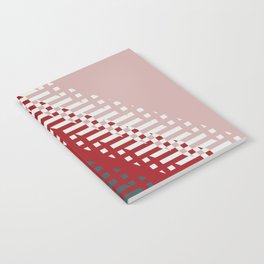 Blue and pink background Notebook