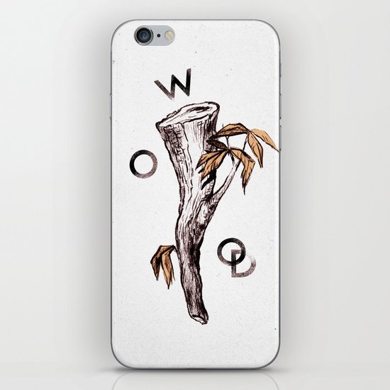 Wood iPhone & iPod Skin