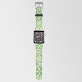 Light Green Flowers Garden Apple Watch Band