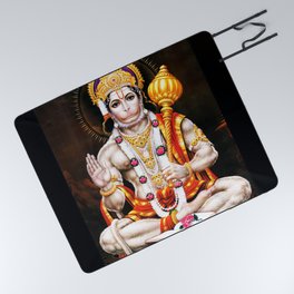 Hanuman Hindu Monkey God 4 Picnic Blanket
