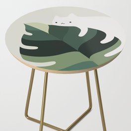 Cat and Plant 12A Side Table