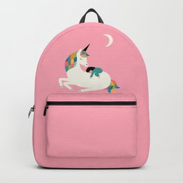 Me Time Backpack | Kids, Illustration, Rainbow, Digital, Dream, Graphicdesign, Girl, Nursery, Woman, Cute 