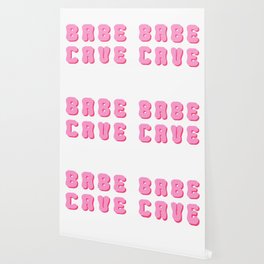 Babe cave groovy pinks Wallpaper