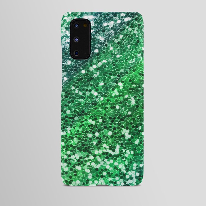 Glitter Sparkling Green Feminine Beautiful Pattern Android Case