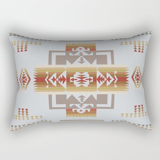 American Native Pattern No. 11 Rectangular Pillow