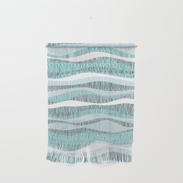 The blue wave Wall Hanging