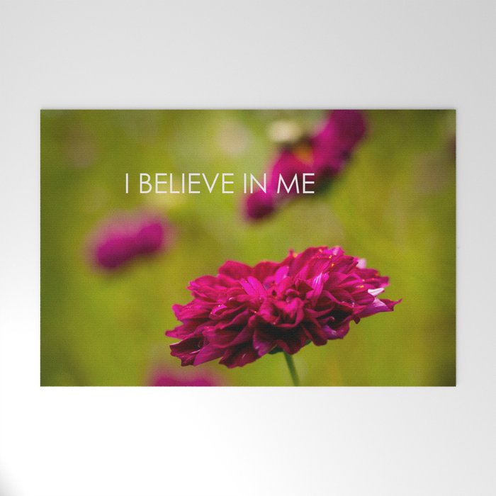 I Believe in Me Welcome Mat